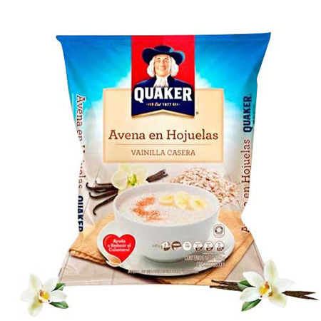 QUAKER AVENA VAINILLA CASERA 400Gx24UN