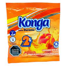 KONGA SABOR DURAZNO 30GX8X14UN
