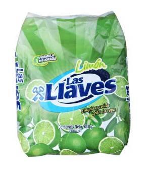LAS LLAVES DETERGENTE LIMON 400Gx30UN