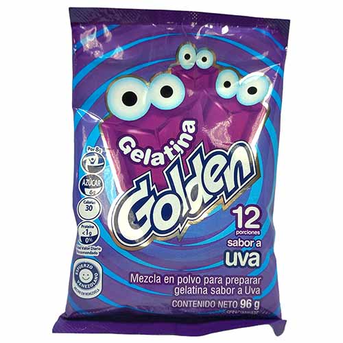 GOLDEN GELATINA UVA 96Gx10UN