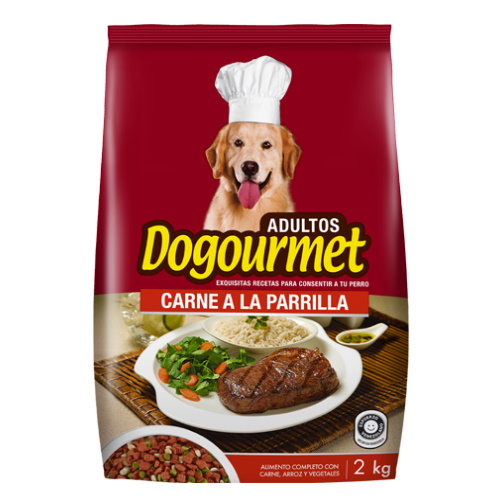 DOGOURMET CARNE A LA PARRILLA 1KGx10UN