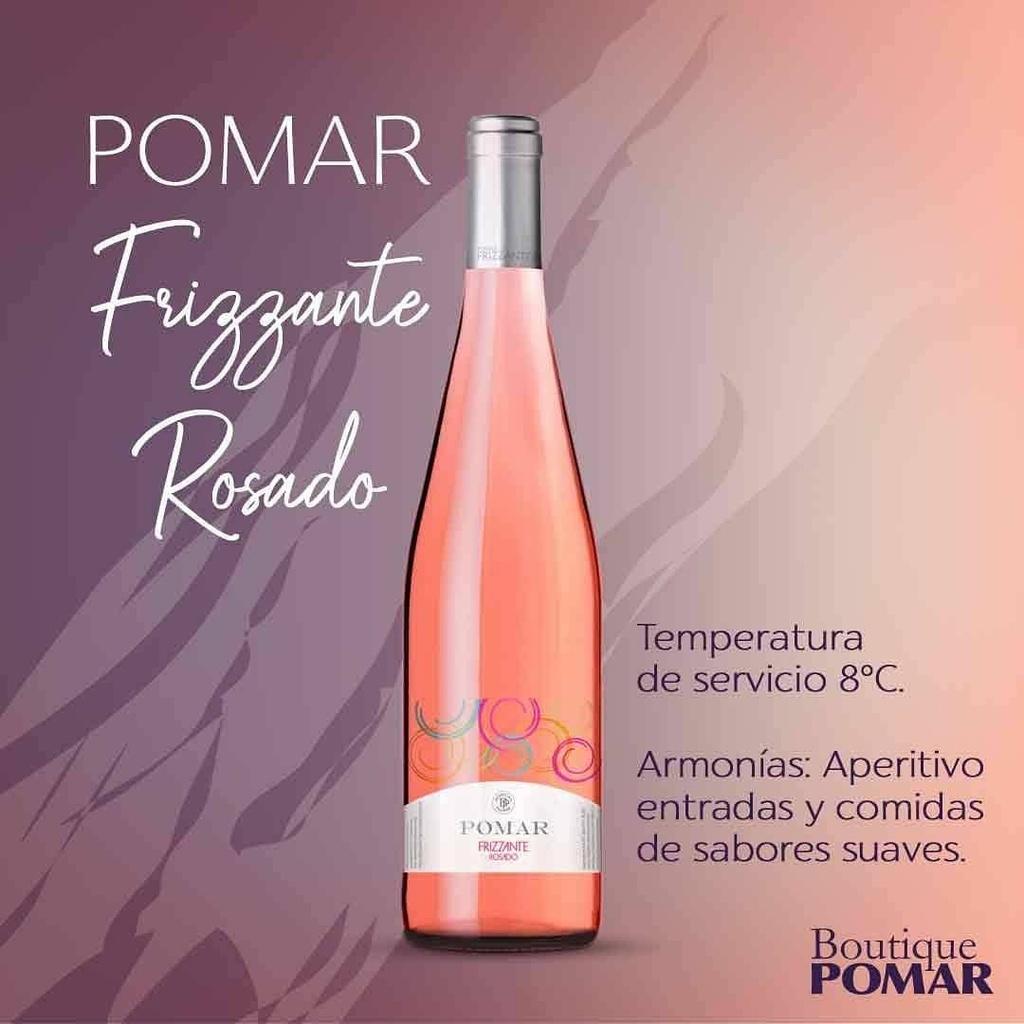 POMAR FRIZZANTE ROSADO 0,75LxC12 (N)