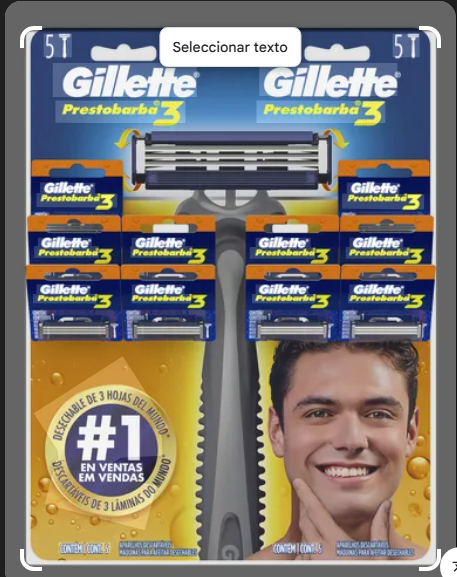 GILLETTE RISTRA PB3X10UN MASC 120GX12RIS