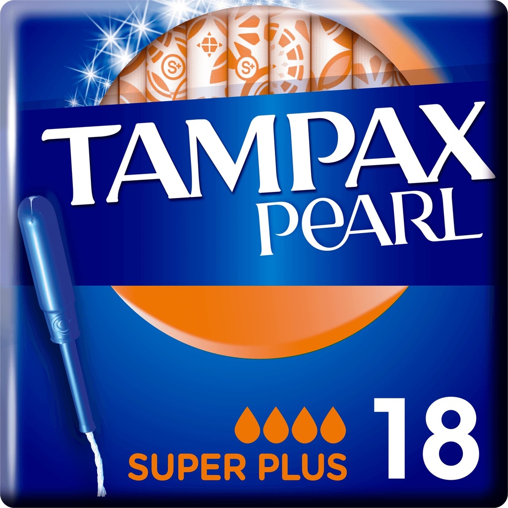 TAMPAX PEARL SUPERPLUS 18UND 90GX12UN