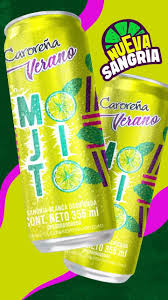 SANGRIA CAROREÑA VERANO MOJITO LAT 355MLx12UN