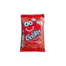 [Q101] GOLDEN GELATINA FRESA 96Gx10UN S vit