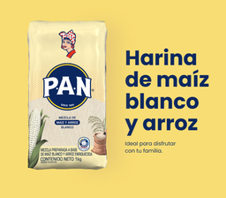 [H173] PAN MEZCLA MAIZ BLANCO Y ARROZ 1KGx20UN