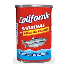 [D401] CALIFORNIA SARDINA EN TOMATE 170GX20UN