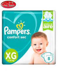 [80348010] PAMPERS PAÑALES CONFORT SEC XG 451GX8UN