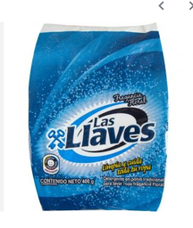 [L406] LAS LLAVES DETERGENTE FLORAL 400Gx16UN